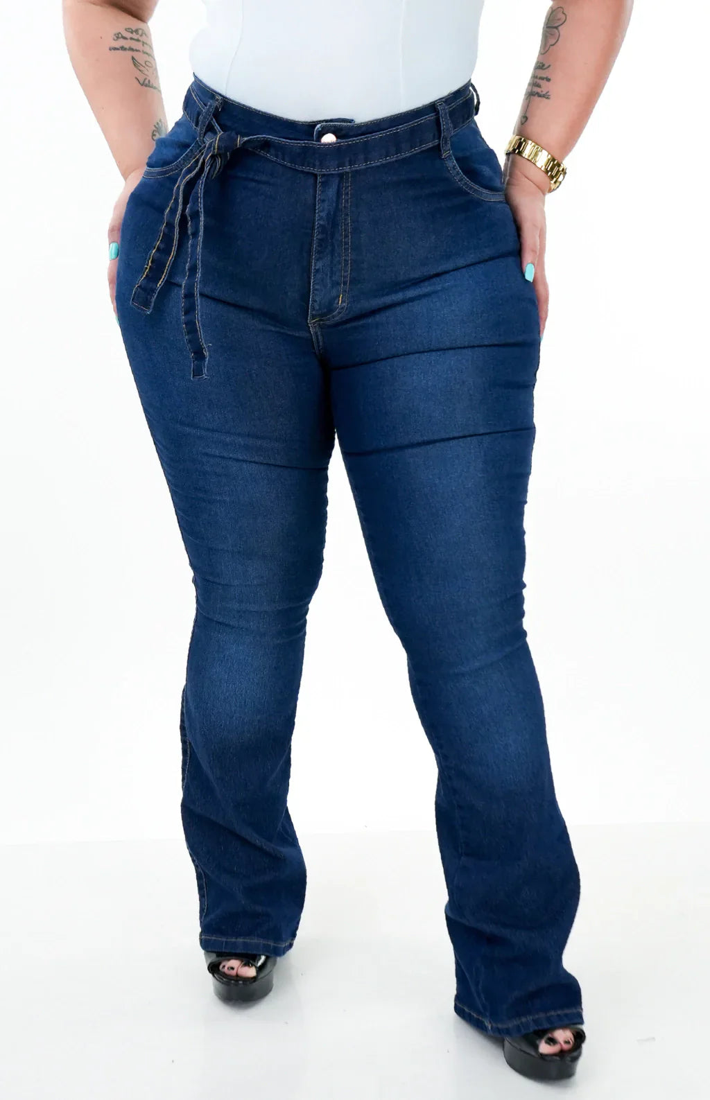 CALÇA JEANS FEMININA - ESSENCIAL FLARE