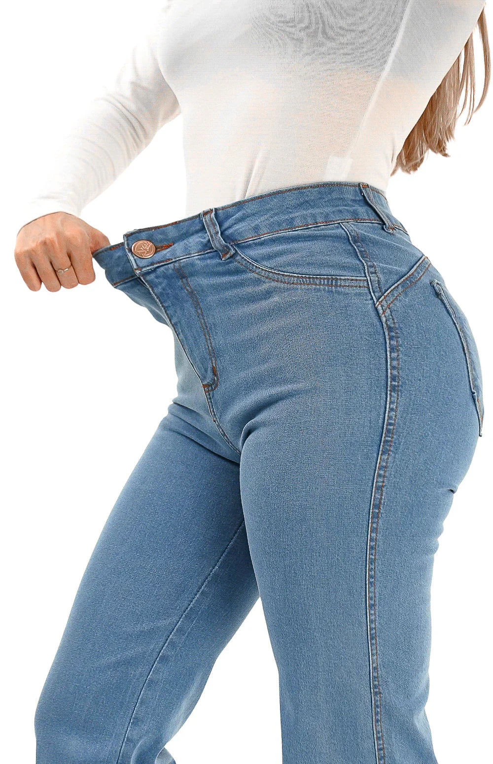 CALÇA JEANS PARA BAIXINHAS - WIDE LEG PISCINE