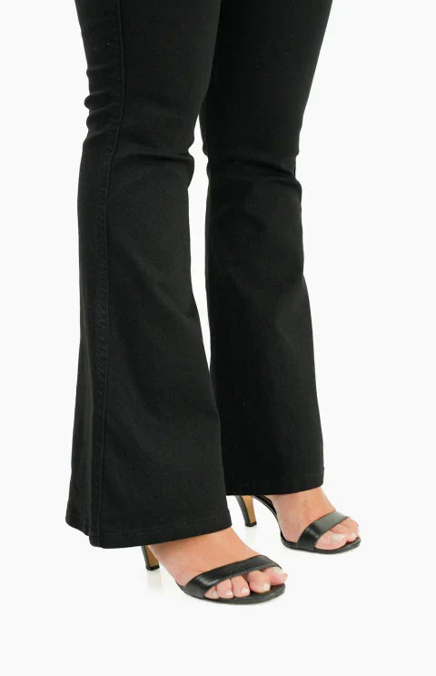 CALÇA JEANS PARA BAIXINHAS - FLARE PRETA INTENSE
