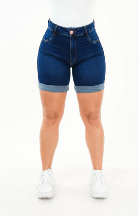 Shorts Jeans Feminino - Índigo Blue