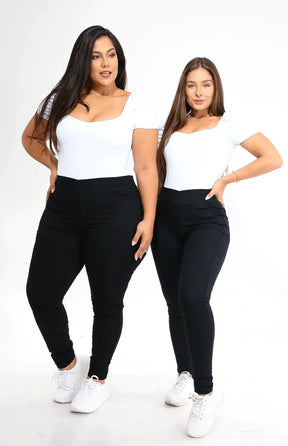 CALÇA JEANS FEMININA - EXTREME POWER COMFY PRETA