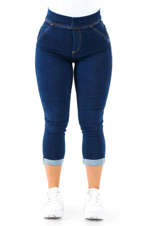 Calça Jeans Feminina - Extreme Power Comfy Capri Blue
