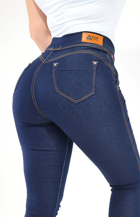 CALÇA JEANS FEMININA - EXTREME POWER COMFY BLUE